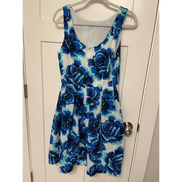 Anthropologie Porridge Blue and White Floral Dress - Picture 4 of 5